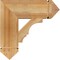 Ekena Millwork Balboa Arts & Crafts Rough Sawn Bracket, Western Red Cedar, 6"W x 20"D x 20"H BKT06X20X20BOA03RWR - alternate 2